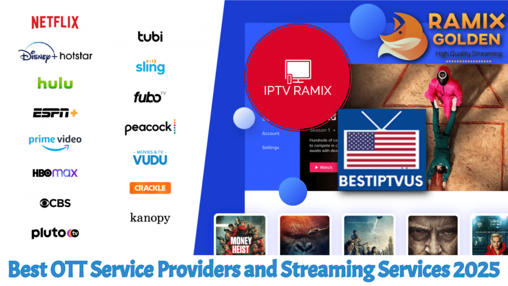 Best OTT Service Providers and Streaming Services 2025