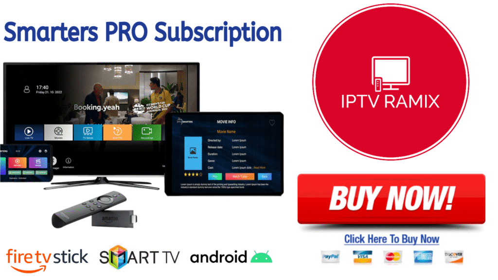 Smarters PRO Subscription