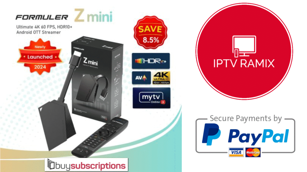 IPTV For Formuler TV Box Subscription