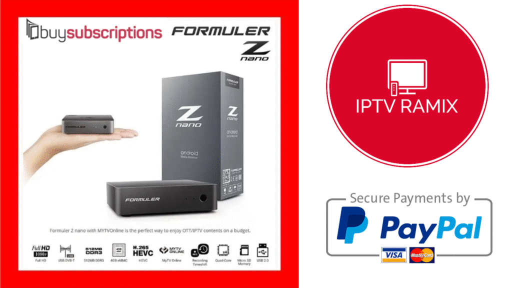 IPTV on Formuler Z10, Z11, or Z+ Box
