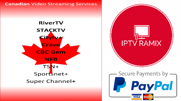 IPTV for Rogers, Bell, and TSN Channels